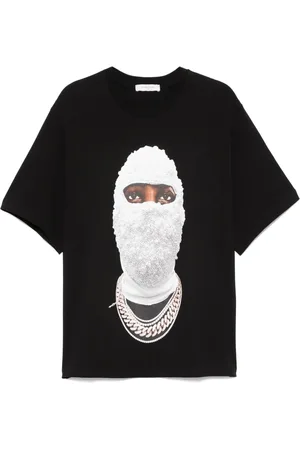 Ih Nom Uh Nit Homme, Tops, Noir, Taille: XL T-shirt Noir en Coton avec Logo Imprimé