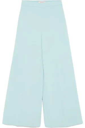 Twin-Set Femme, Pantalons, Bleu, Taille: 36 FR Ensemble Pantalon Élégant