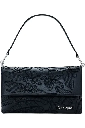 Desigual Femme, Sacs, Noir, Taille: ONE Size Sac Fourre-tout Floral pour Femme