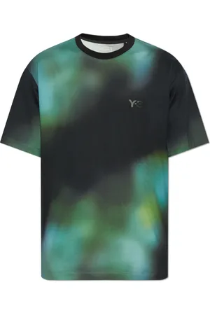 Y-3 Homme, Tops, Multicolore, Taille: XL T-shirt avec Logo Imprimé