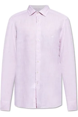 Etro Homme, Chemises, Rose, Taille: M Chemise en lin