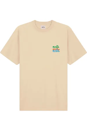 Arte Antwerp Homme, Tops, , Taille: S T-shirt en Coton Imprimé Graphique Saisonnier