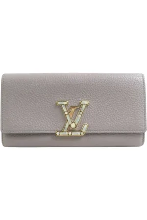 LOUIS VUITTON Femme, Pre-owned, Gris, Taille: ONE Size Pre-owned Cuir petite-maroquinerie