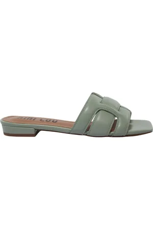 Bibi Lou Femme, Chaussures, Vert, Taille: 38 EU Aloe Vera Sandales Vertes Élégantes