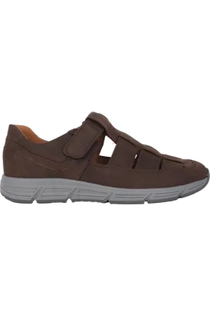 Waldläufer Homme, Chaussures, Brun, Taille: 47 EU Sandalette confortable pour homme en marron