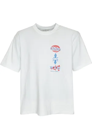 Edwin Homme, Tops, Blanc, Taille: S T-shirt graphique Pachinko
