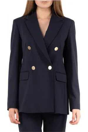 Max Mara Femme, Vestes, Bleu, Taille: 38 FR Élégante Veste Studio