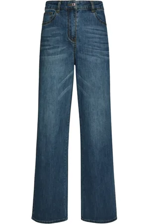 Elena Miro Femme, Jeans, Bleu, Taille: 38 FR Pantalons Élégants pour Femmes