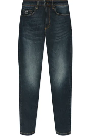 VERSACE Homme, Jeans, Bleu, Taille: W33 Tapered leg jeans