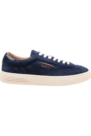 Ghoud Homme, Chaussures, Bleu, Taille: 40 EU Baskets en Daim Bleu Italie