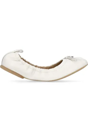 Hogan Femme, Chaussures, , Taille: 40 EU Ballerines en cuir ivoire avec
