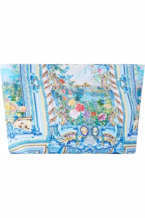 Camilla Femme, Sacs, Bleu, Taille: ONE Size Pochette de Maquillage Inspirée du Portugal