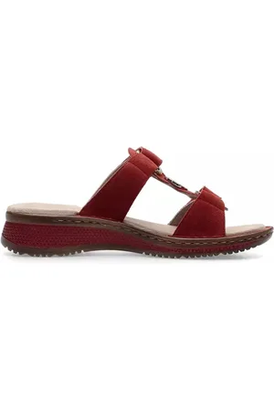 ARA Femme, Chaussures, Rouge, Taille: 42 EU Sandale Rouge - Style Hawaii