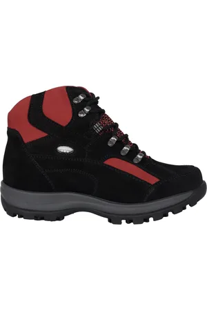 Waldläufer Femme, Chaussures, Noir, Taille: 38 EU Bottine noire large confortable