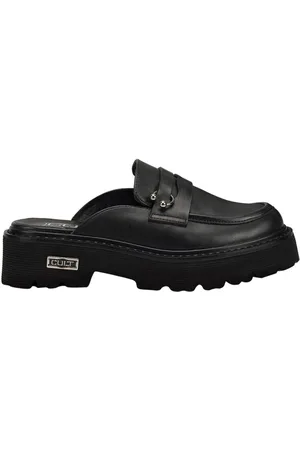 Cult Femme, Chaussures, Noir, Taille: 40 EU Sandales hybrides noires élégantes