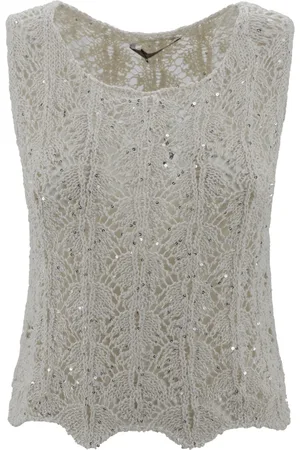 D.EXTERIOR Femme, Tops, , Taille: 36 FR Haut en Dentelle avec Cristaux