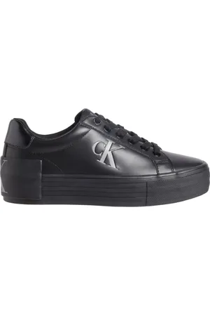 Calvin Klein Femme, Chaussures, Noir, Taille: 40 EU Baskets Flatform Noires Femme