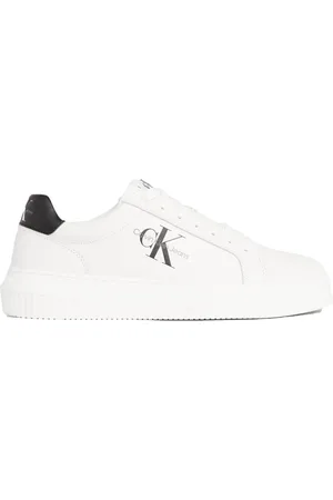 Calvin Klein Homme, Chaussures, Blanc, Taille: 44 EU Baskets Chunky Blanc Noir