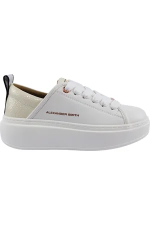 Alexander Smith Femme, Chaussures, Blanc, Taille: 38 EU Baskets High Wembley Blanches