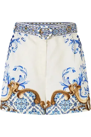 Camilla Femme, Shorts, Bleu, Taille: 36 FR Shorts Tuck Front Aventures Bleues