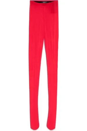 WARDROBE.NYC Femme, Pantalons, Rouge, Taille: 36 FR Leggings moulants transparents