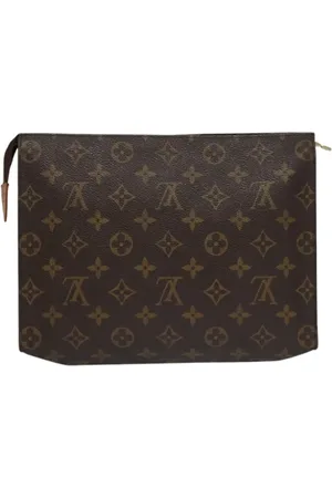 LOUIS VUITTON Femme, Pre-owned, Brun, Taille: ONE Size Pre-owned Toile trousses-de-toilette