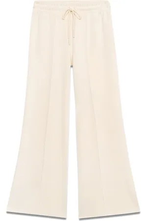 Oltre Femme, Pantalons, Blanc, Taille: 38 FR Jogging doux au toucher