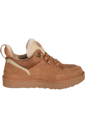UGG Homme, Chaussures, Brun, Taille: 42 EU Lowmel baskets en daim et toile balistique recyclée