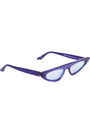 ANDY WOLF Homme, Accessoires, Violet, Taille: ONE Size Lunettes de Soleil Violettes en Acétate Faites à la Main Florence-d