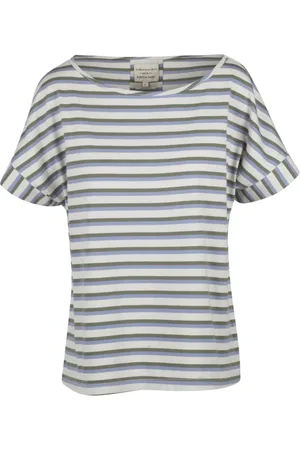 Alessia Santi Femme, Tops, Multicolore, Taille: 42 FR T-shirt en jersey à col rond