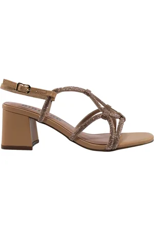 Bibi Lou Femme, Chaussures, Brun, Taille: 37 EU Élégantes Sandales Nude pour Femmes