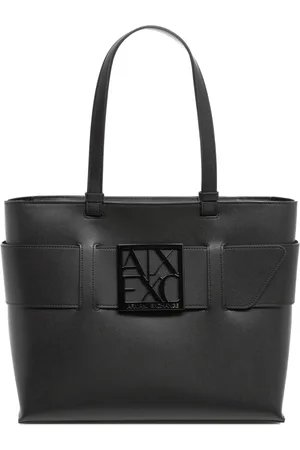 Armani Exchange Femme, Sacs, Noir, Taille: ONE Size Sac Fourre-Tout Élégant avec Fermeture Éclair