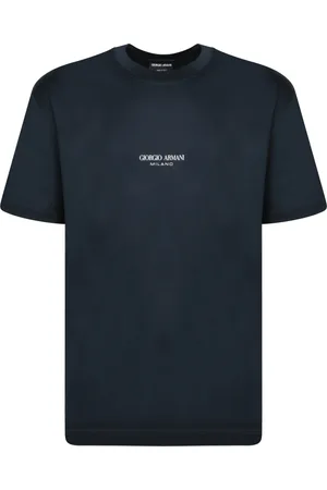 Giorgio Armani Homme, Tops, Bleu, Taille: S T-shirt bleu à manches courtes