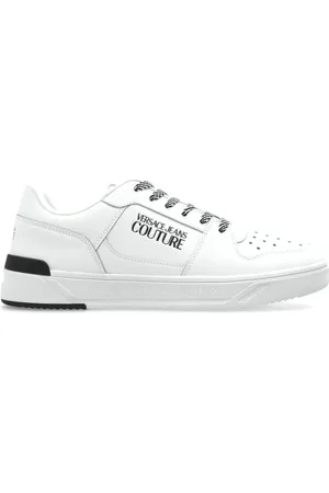 VERSACE Homme, Chaussures, Blanc, Taille: 42 EU Baskets avec logo