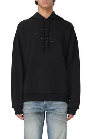 Diesel Homme, Sweatshirts et sweats à capuche, Noir, Taille: M Polaire Été Big Oval Style