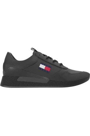 Tommy Hilfiger Homme, Chaussures, Noir, Taille: 42 EU Baskets Flexi Loisirs Noires