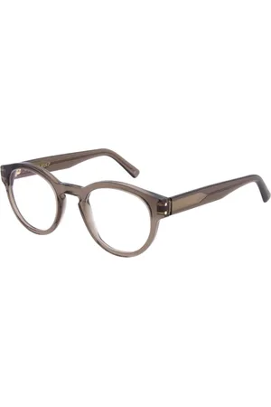 ANDY WOLF Homme, Accessoires, Brun, Taille: ONE Size Lunettes en acétate marron et doré
