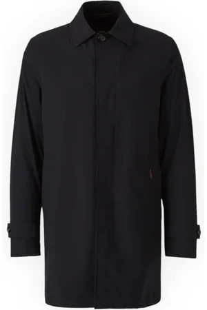 MOORER Homme, Manteaux, Noir, Taille: 3XL Trench élégant avec Vittor-Ac