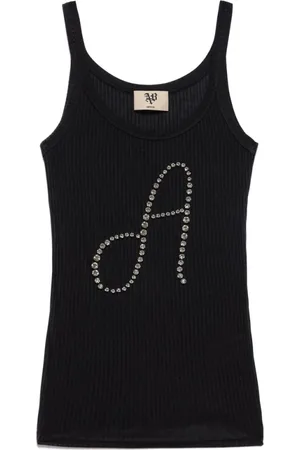 ANIYE BY Femme, Tops, Noir, Taille: 38 FR Haut en Mélange de Soie Noir