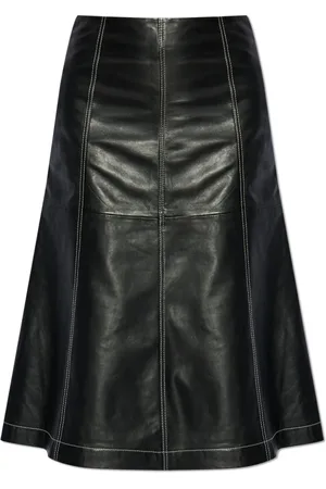 Gestuz Femme, Jupes, Noir, Taille: 38 FR Jupe en cuir
