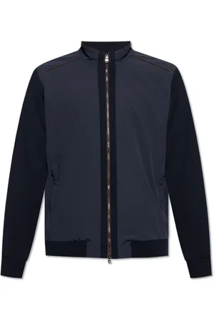 Paul & Shark Homme, Vestes, Bleu, Taille: XL Veste à Col Montant