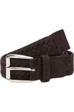 Brooks Brothers Homme, Accessoires, Brun, Taille: ONE Size Ceinture en daim