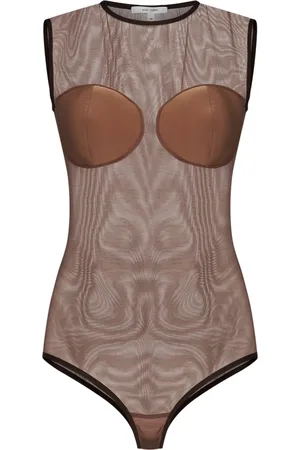 Nensi Dojaka Femme, Tops, Brun, Taille: 36 FR Topwear marron Ss25
