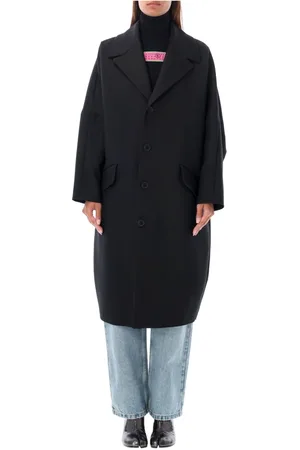 Maison Margiela Femme, Manteaux, Noir, Taille: 36 FR Manteau Cocoon