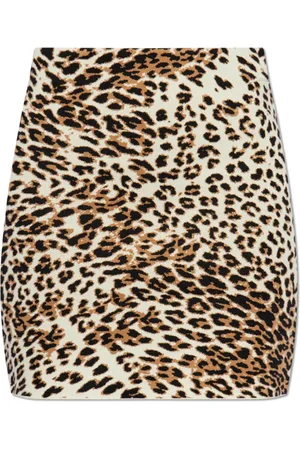 Gestuz Femme, Jupes, , Taille: 36 FR Jupe à imprimé animalier