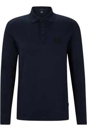 HUGO BOSS Homme, Tops, Bleu, Taille: S Polo en jersey