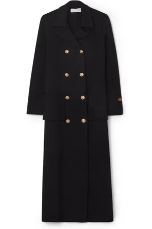 BUSNEL Femme, Manteaux, Noir, Taille: 40 FR Manteau Capri
