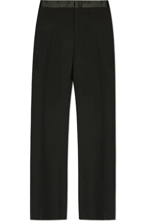 Maison Margiela Homme, Pantalons, Noir, Taille: S Pantalon Plissé