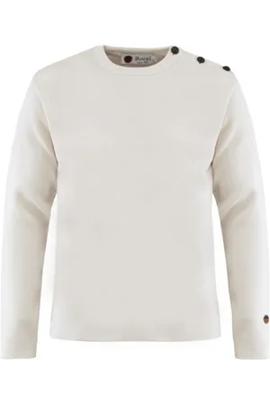 BUSNEL Homme, Pulls, Blanc, Taille: L Pull St Hermine