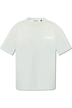 MISBHV Homme, Tops, Bleu, Taille: 2XL T-shirt avec logo
